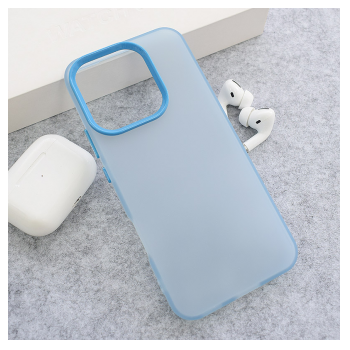 Maska Electro Glow Frame za Honor 400 Lite plava