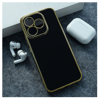 Maska Fresh Electroplated za Honor 400 Lite crna