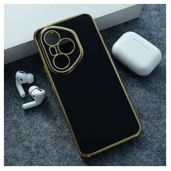 Maska Fresh Electroplated za Honor 400 Pro crna