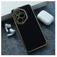 Maska Fresh Electroplated za Honor 400 Pro crna