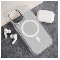 Maska Mag Case Glitter za iPhone 17 bela