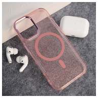 Maska Mag Case Glitter za iPhone 17 roze
