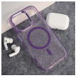 Maska Mag Case Glitter za iPhone 17 Pro ljubicasta