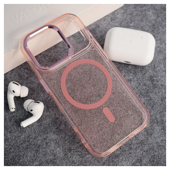 Maska Mag Case Glitter za iPhone 17 Pro roze