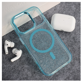 Maska Mag Case Glitter za iPhone 17 Pro plava