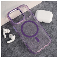 Maska Mag Case Glitter za iPhone 17 Pro Max ljubicasta