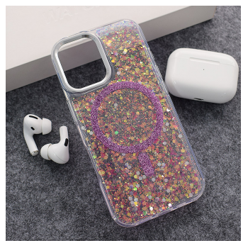 Maska Mag Case Glue za iPhone 17 ljubicasta