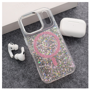 Maska Mag Case Glue za iPhone 17 Pro Max roze