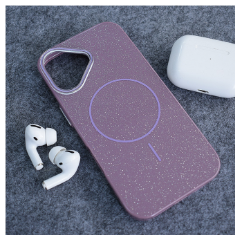 Maska Mag Case Fashion Glitter za iPhone 17 ljubicasta
