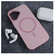 Maska Mag Case Fashion Glitter za iPhone 17 roze