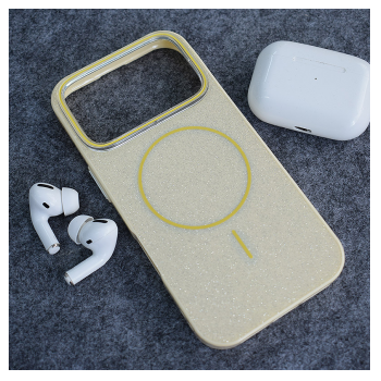Maska Mag Case Fashion Glitter za iPhone 17 Pro zuta