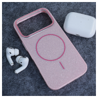 Maska Mag Case Fashion Glitter za iPhone 17 Pro Max roze