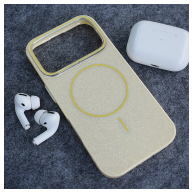 Maska Mag Case Fashion Glitter za iPhone 17 Pro Max zuta