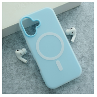 Maska Mag Case Flashy za iPhone 17 svetlo plava