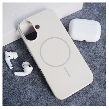 Maska Mag Case Nanobeats za iPhone 17 krem