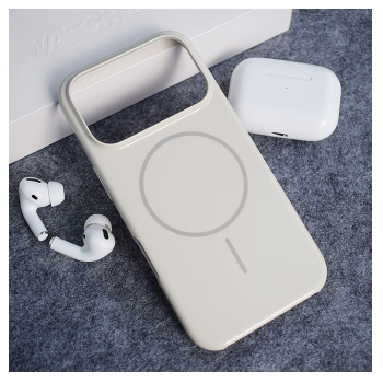 Maska Mag Case Nanobeats za iPhone 17 Pro krem