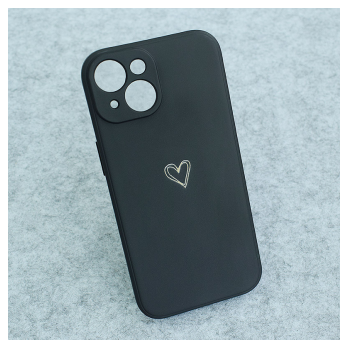 Maska Golden Heartbeat za iPhone 13 crna