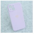 Maska Golden Heartbeat za iPhone 15 ljubicasta