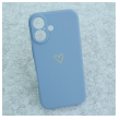 Maska Golden Heartbeat za iPhone 16 plava