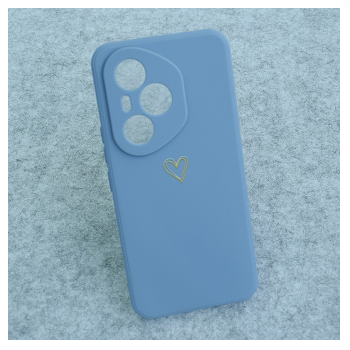 Maska Golden Heartbeat za Honor 400 Pro plava