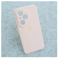 Maska Golden Heartbeat za Honor 400 Pro roze