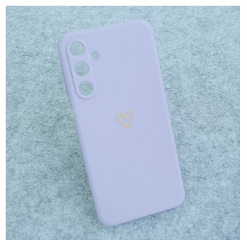 Maska Golden Heartbeat za Samsung A36 5G/ A366B/ A56 5G/ A566B ljubicasta