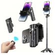 Visenamenski stativ za telefon P15 Mini crni