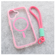 Maska Mag Case Grip and Go za iPhone 16 roze