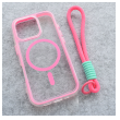 Maska Mag Case Grip and Go za iPhone 16 Pro roze