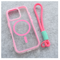 Maska Mag Case Grip and Go za iPhone 16 Pro Max roze