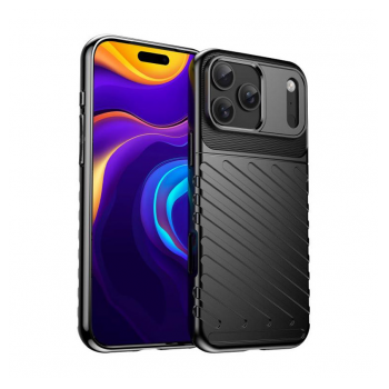 Maska Thunder za iPhone 17 Pro Max crna