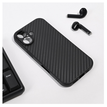 Maska Carbon fiber za iPhone 17 crna