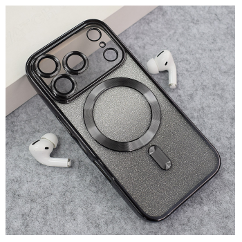 Maska Mag Case Electroplated za iPhone 17 Pro crna