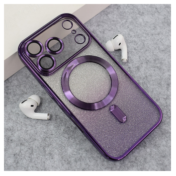 Maska Mag Case Electroplated za iPhone 17 Pro ljubicasta