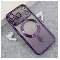 Maska Mag Case Electroplated za iPhone 17 Pro ljubicasta