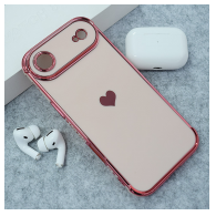 Maska Heart Frame za iPhone Air roze