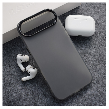 Maska Electro Glow Frame za iPhone Air crna