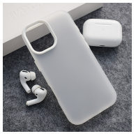 Maska Electro Glow Frame za iPhone 17 bela