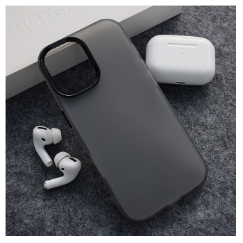 Maska Electro Glow Frame za iPhone 17 crna