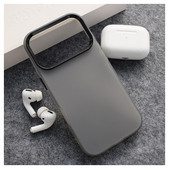 Maska Electro Glow Frame za iPhone 17 Pro crna