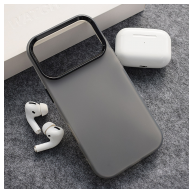 Maska Electro Glow Frame za iPhone 17 Pro crna