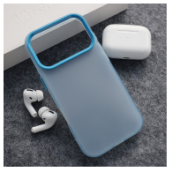 Maska Electro Glow Frame za iPhone 17 Pro plava