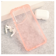Maska Color Transparent za Honor 400 roze