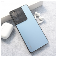 Maska AG Frosted za Motorola Edge 50 svetlo plava