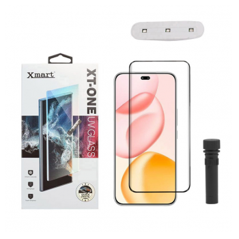 Zastitno staklo XMART UV Glue Full Cover + lampa za Honor 400 Pro
