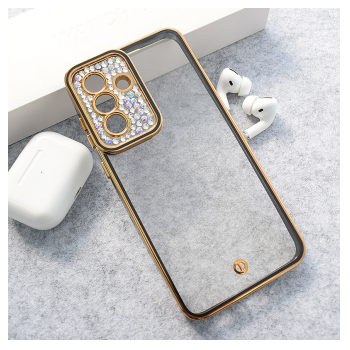 Maska Luxury Crystal Clear za Samsung A36 5G/ A366B/ A56 5G/ A566B crna