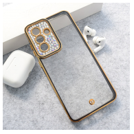 Maska Luxury Crystal Clear za Samsung A36 5G/ A366B/ A56 5G/ A566B crna