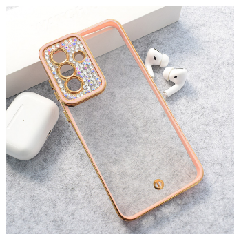 Maska Luxury Crystal Clear za Samsung A36 5G/ A366B/ A56 5G/ A566B roze