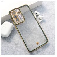Maska Luxury Crystal Clear za Samsung A36 5G/ A366B/ A56 5G/ A566B zelena