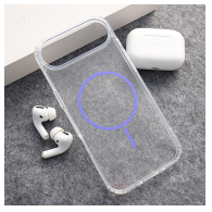 Maska Mag Case Clear Slim za iPhone Air ljubicasta